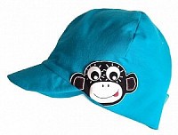 Čepice s kšiltem Turquoise Monkey