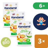 3x Kendamil BIO/Organická dětská bezlepková ovocná kaše (150g)