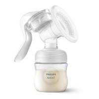 Philips AVENT Odsávačka mateř. mléka manuální + Prsní vložky jednorázové 60 ks