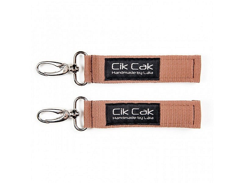 Úchyty Cik Cak se stříbrnou karabinou Úchyty Cik Cak se stříbrnou karabinou