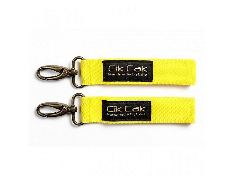 Úchyty Cik Cak s mosaznou karabinou Úchyty Cik Cak s mosaznou karabinou
