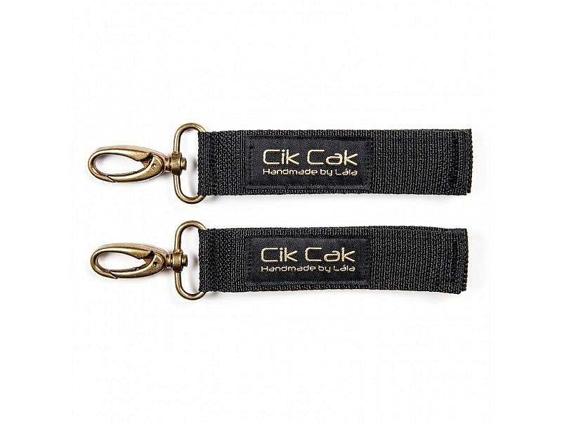 Úchyty Cik Cak s mosaznou karabinou Úchyty Cik Cak s mosaznou karabinou