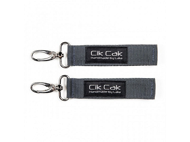 Úchyty Cik Cak se stříbrnou karabinou Úchyty Cik Cak se stříbrnou karabinou