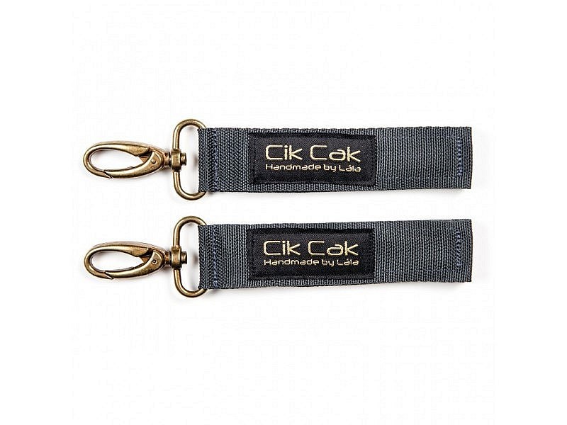 Úchyty Cik Cak s mosaznou karabinou Úchyty Cik Cak s mosaznou karabinou