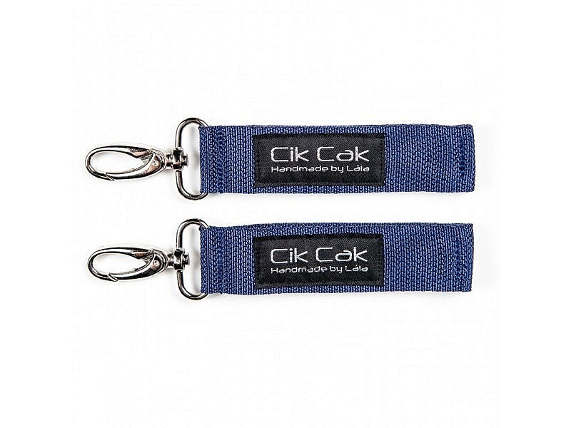 Úchyty Cik Cak se stříbrnou karabinou Úchyty Cik Cak se stříbrnou karabinou