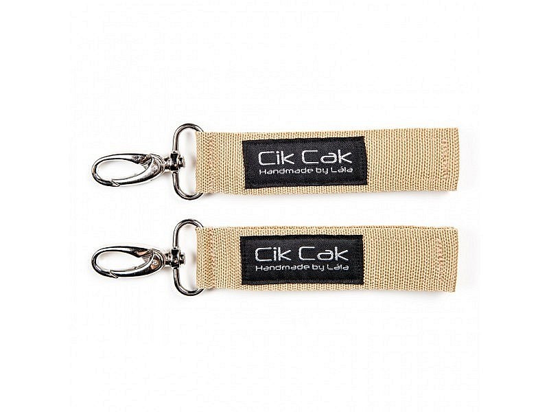 Úchyty Cik Cak se stříbrnou karabinou Úchyty Cik Cak se stříbrnou karabinou