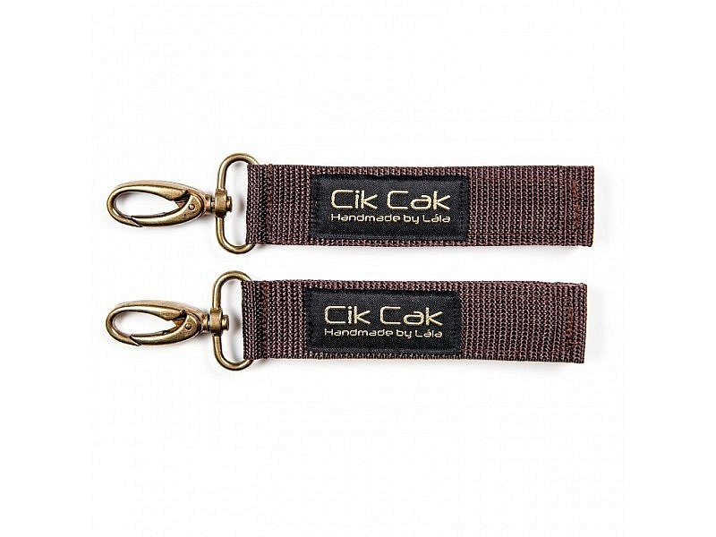 Úchyty Cik Cak s mosaznou karabinou Úchyty Cik Cak s mosaznou karabinou