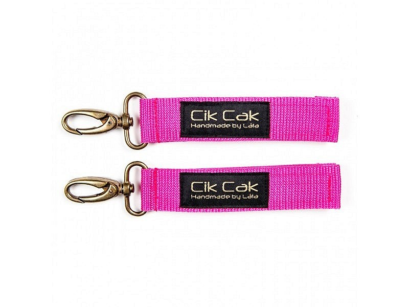 Úchyty Cik Cak s mosaznou karabinou Úchyty Cik Cak s mosaznou karabinou
