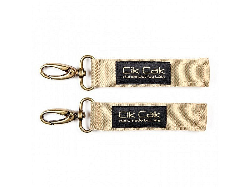 Úchyty Cik Cak s mosaznou karabinou Úchyty Cik Cak s mosaznou karabinou