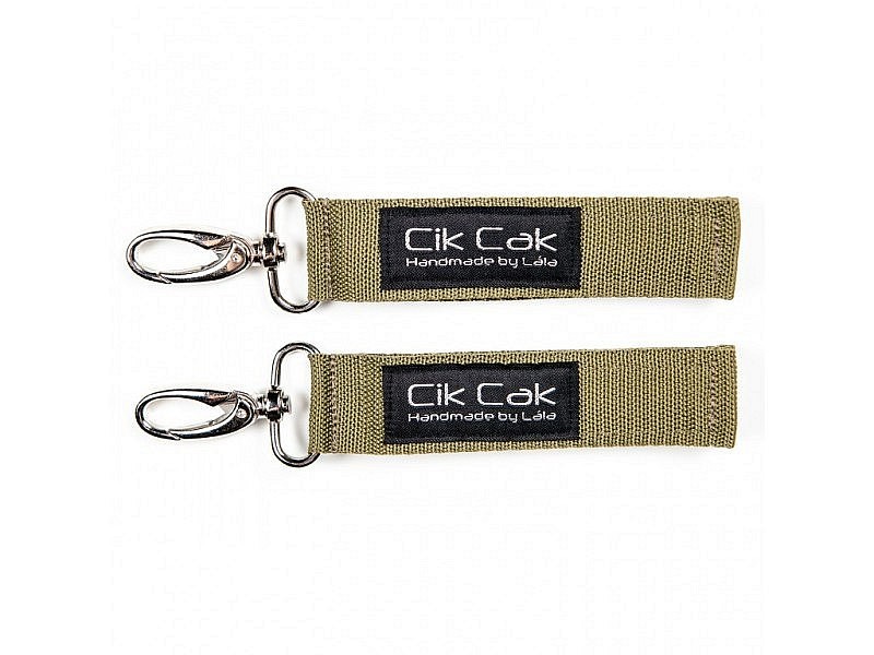 Úchyty Cik Cak se stříbrnou karabinou Úchyty Cik Cak se stříbrnou karabinou