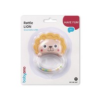 BABYONO Chrastítko s kousátkem Lion 0m+