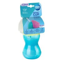 CANPOL BABIES Lahev sportovní se slámkou 370ml