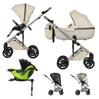 ANEX Kočárek kombinovaný Eli + KIDDY Evoluna i-size 2 + základna ANEX Kočárek kombinovaný Eli + KIDDY Evoluna i-size 2 + základna