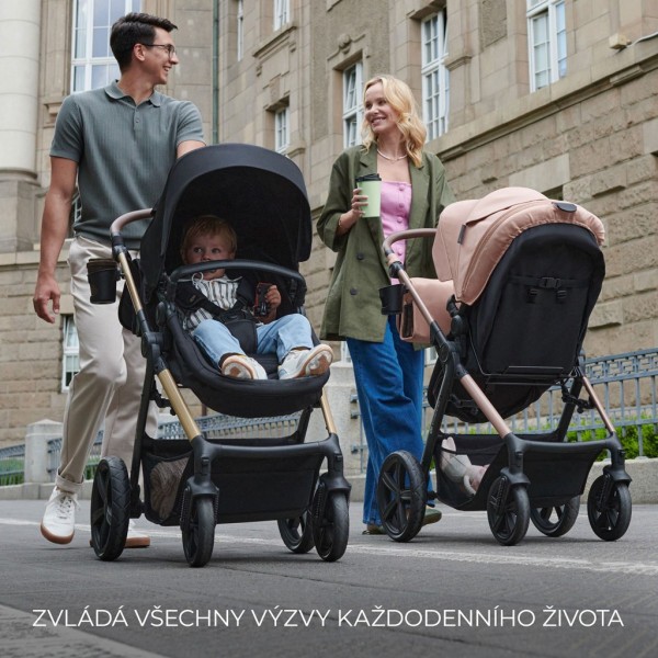 KINDERKRAFT Kočárek kombinovaný Moov 2 3v1, pěnová kola