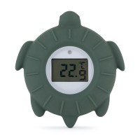 PETITE&MARS Teploměr silikonový digitální  Turtle Terry Misty Green 0m+