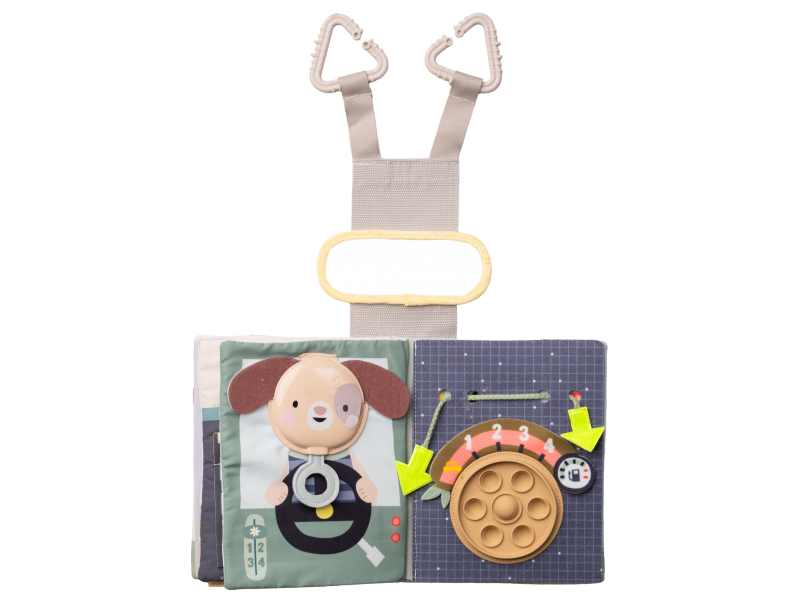 TAF TOYS Knížka s aktivitami do auta Busy Book - Knížka