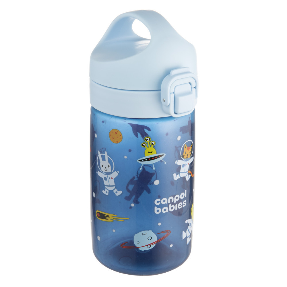 CANPOL BABIES Lahev pro děti JUNIOR 400ml - modrá