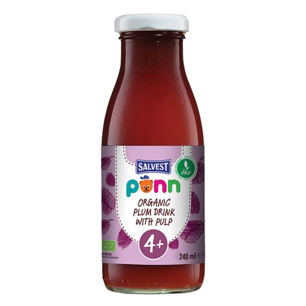 SALVEST Põnn BIO Švestková šťáva s dužinou (240 ml)