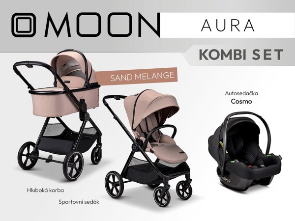 MOON AURA - Kombi + autosedačka