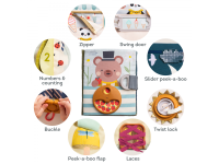 TAf TOYS Knížka s aktivitami Fantasy Busy Book