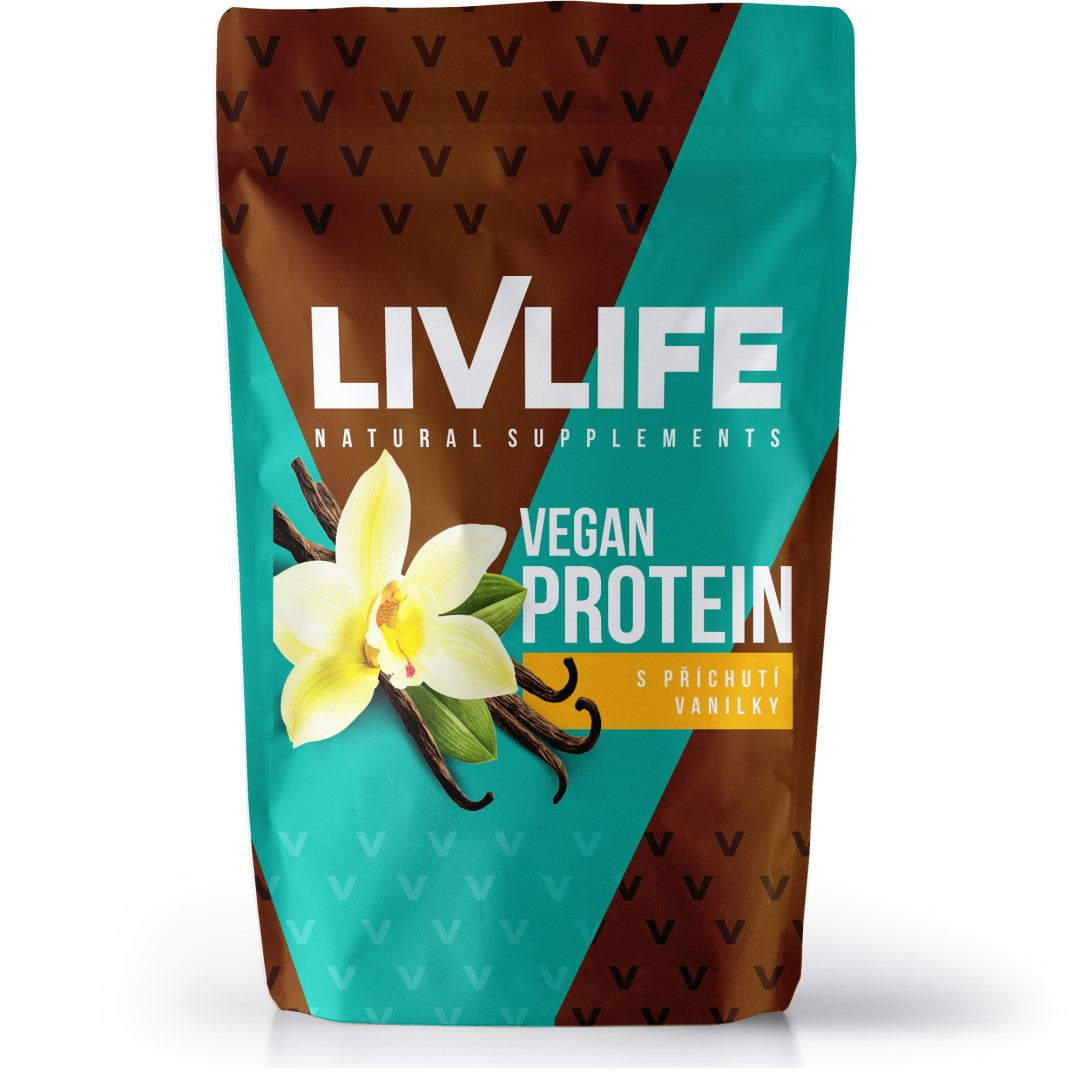 LIVLIFE Vegan protein s příchutí vanilky