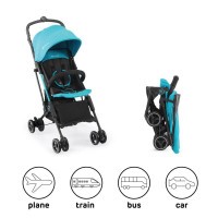 KINDERKRAFT Mini Dot Coral Kočárek sportovní + koš na pleny Angelcare