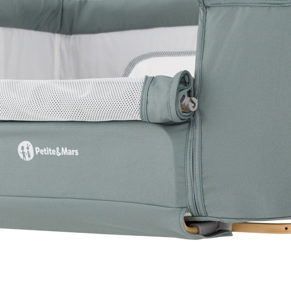 PETITE&MARS Postýlka dětská polohovatelná Grace Compact