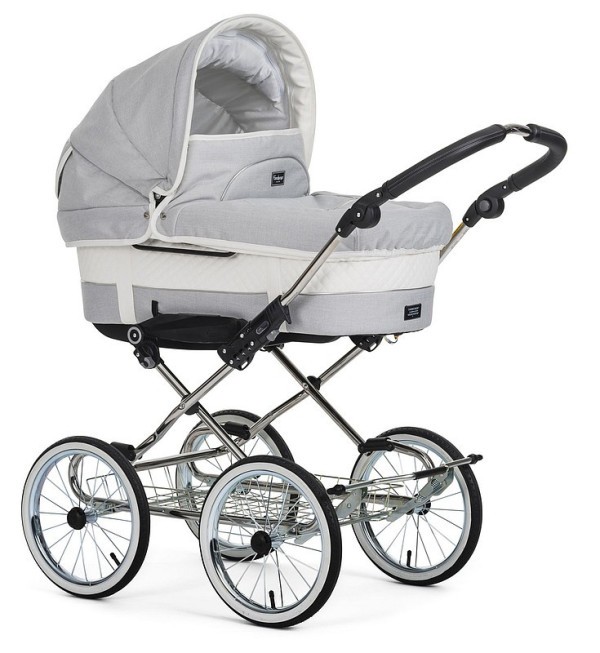 Klasická konstrukce Emmaljunga chassis DUO de Luxe