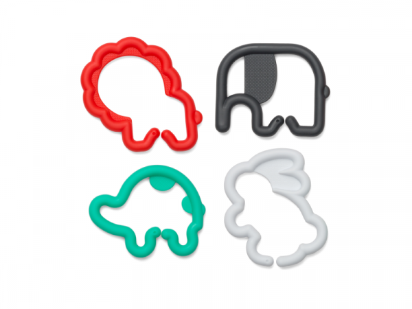 Kroužky spojovací zvířátka 24 ks zelené