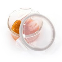 BO JUNGLE Skleněné misky s víčky B-Glass Bowls 280ml