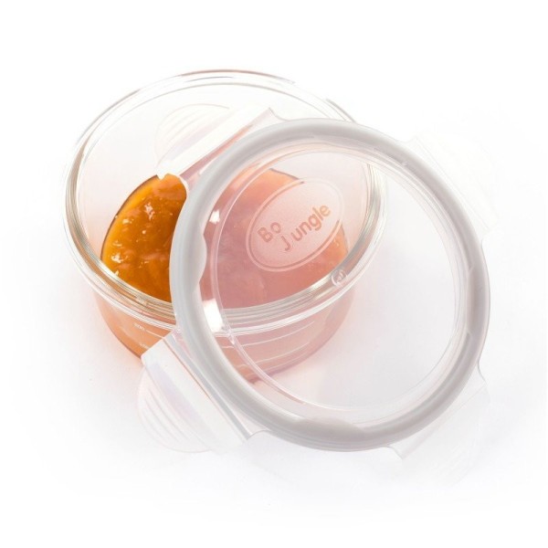 BO JUNGLE Skleněné misky s víčky B-Glass Bowls 280ml