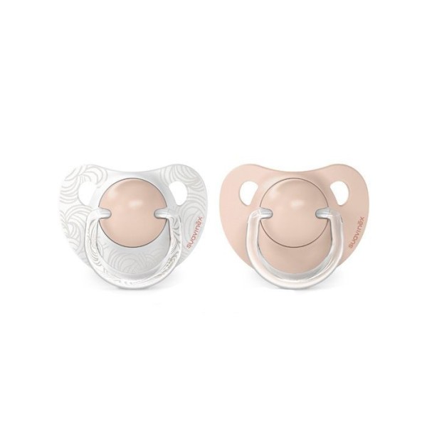 SUAVINEX Dudlík anatomický silikon 0/6m 2 ks Dreams