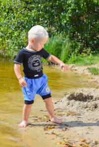 LITTLE ANGEL Tričko tenké KR obrázek Outlast® - černá