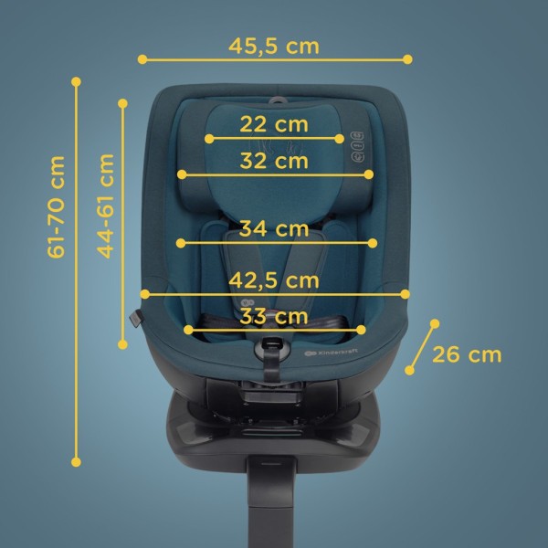 KINDERKRAFT Autosedačka I-GUARD PRO i-Size 61-105 cm