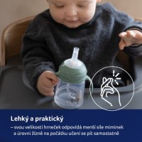 LOVI První hrneček se slámkou a závažím 150ml