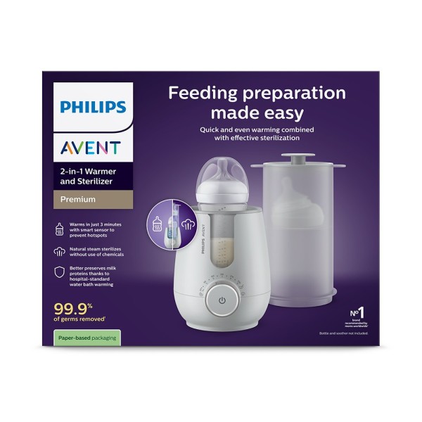 Philips AVENT Ohřívač lahví a sterilizátor 2v1 SCF359/00
