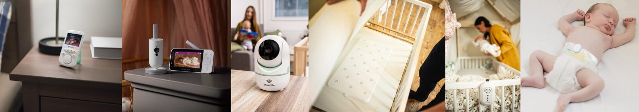 Digitální videochůvička TrueLife NannyCam s monitorem dechu pro bezpečný spánek miminka