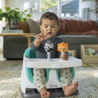 BABY EINSTEIN Podsedák na židli s 2 hračkami 2v1 Dine & Discover 6m + do 23 kg