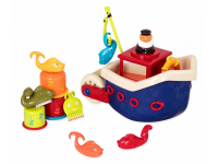 B-TOYS Loď s kapitánem Fish & Splish