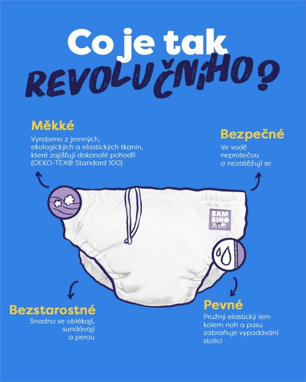 Bambino Mio Kojenecké plavky Stretch