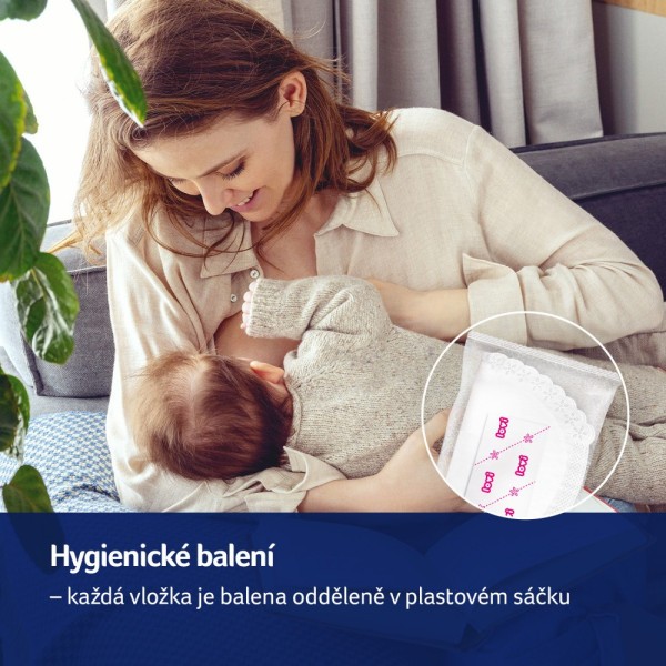 LOVI Vložky do podprsenky antibakteriální Discreet Elegance bílé
