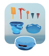 COMPACTOYS Skládací sada na písek 7v1