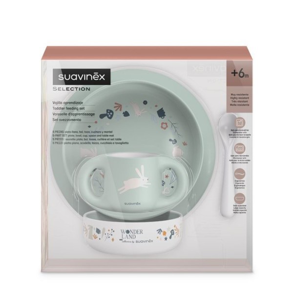SUAVINEX  Jídelní set WONDERLAND +6 m