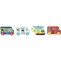 VILAC Dřevěné magnetické puzzle Záchranáři