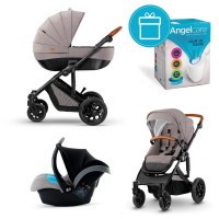 KINDERKRAFT Kočárek kombinovaný Prime 3v1  + koš na pleny Angelcare