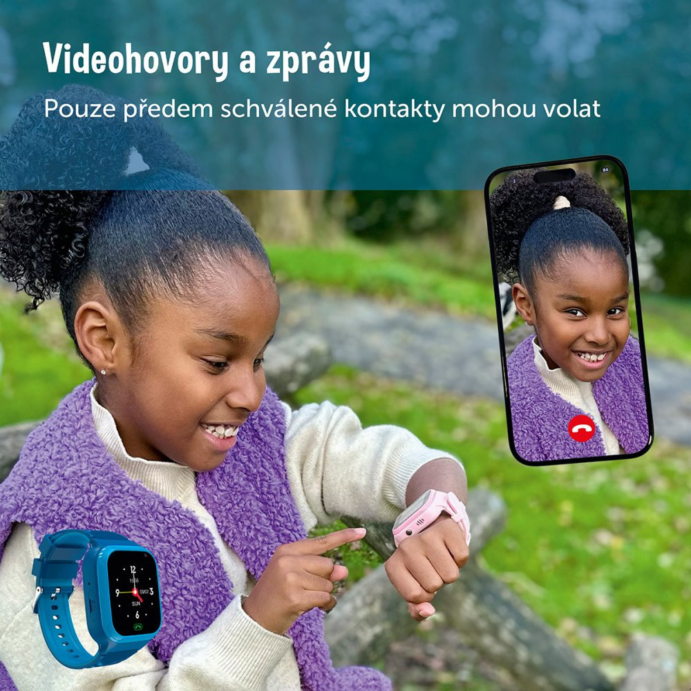ZAZU Dětské chytré hodinky 4G