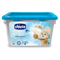 Tobolky prací gelové Chicco Sensitive, 16ks Tobolky prací gelové Chicco Sensitive, 16ks
