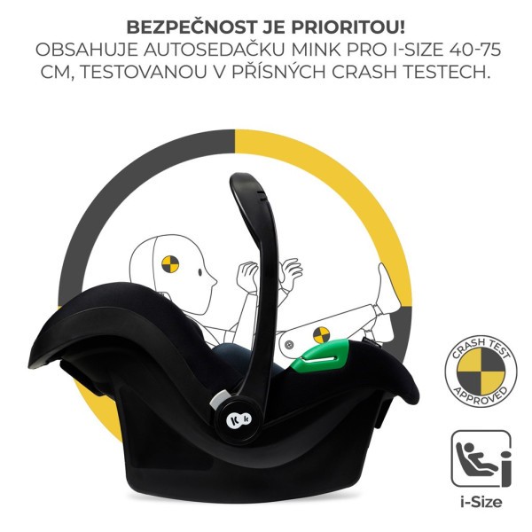 KINDERKRAFT Kočárek kombinovaný 3v1 Esme