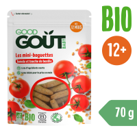 GOOD GOUT MINI BAGETKY S RAJČÁTKY 70 G GOOD GOUT MINI BAGETKY S RAJČÁTKY 70 G