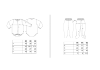 LITTLE ANGEL Novorozenecká sada tenká Outlast® - bílá